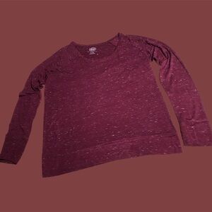 SO Perfect Pullover, XL, maroon heather